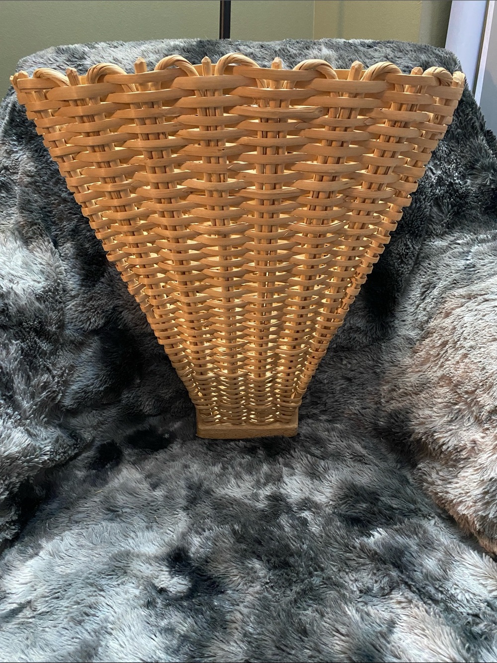Vintage Wicker or Rattan Basket